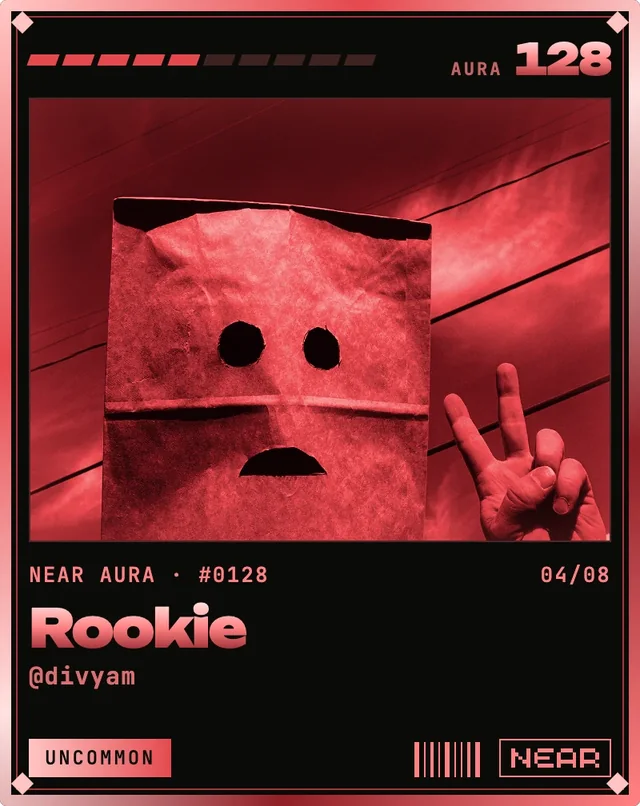 Rookie Aura card